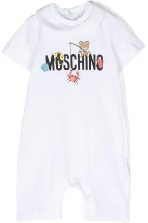 Moschino Strækbar buksedragt med logotryk