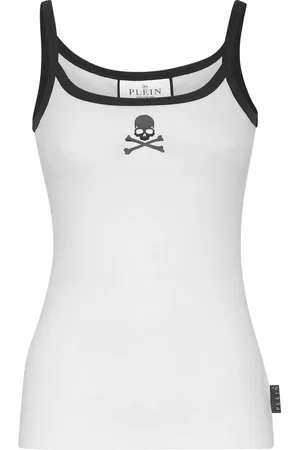 Philipp Plein Tanktop med kranietryk