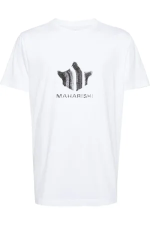 Maharishi Brushstroke Temple T-shirt i økologisk bomuld
