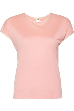 Dior T-shirt med kontrastkant