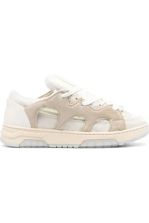 PAURA Sneakers i læder med polstret panel