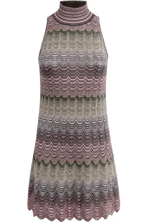 Missoni Kort stribet kjole