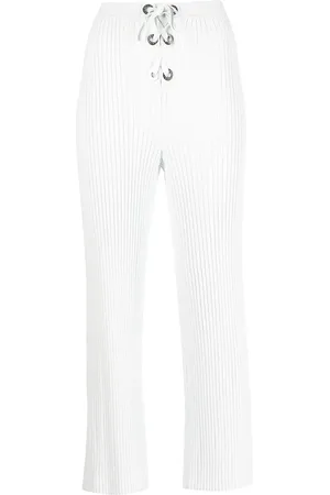 DION LEE Ribbede bukser med snøre