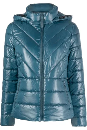 Calvin Klein Dunjakke i nylon med genanvendt patchwork