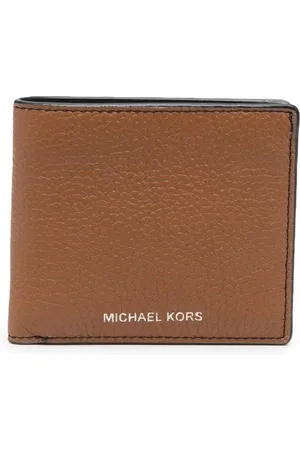 Michael Kors Foldbar pung i grynet læder