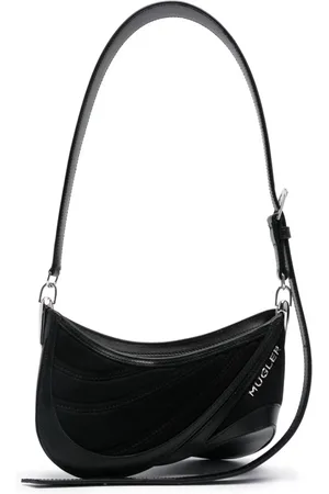 MUGLER Præget Spiral Curve 01 skuldertaske