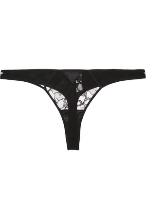 FLEUR DU MAL Magnolia-g-streng med blonder