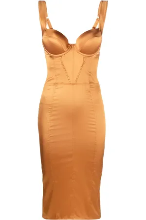 Noire Swimwear Kort kjole i silkeblanding med tryk