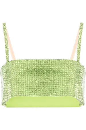 Nué Notes Charlotte croptop med rhinstens-udsmykning