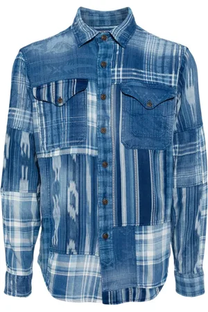 Ralph Lauren Langærmet skjorte med patchwork