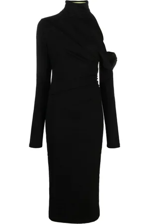 GAUGE81 Mellemlang asymmetrisk Teresa kjole