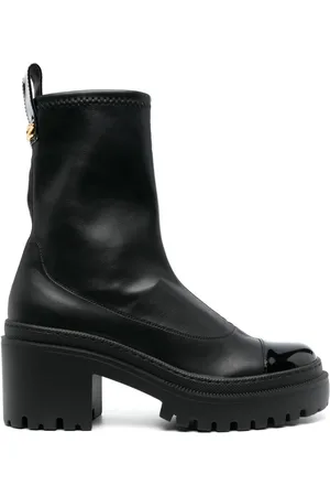 Giuseppe Zanotti 70mm Vicentha ankelstøvler i læder