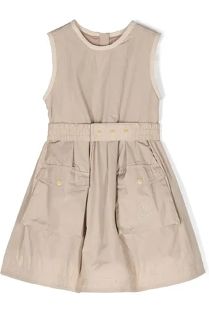 Moncler Plisseret kjole med A-snit
