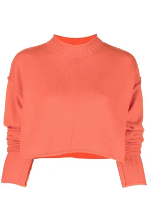 Sportmax Cropped ribstrikket trøje