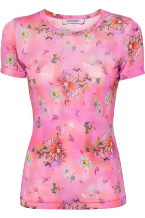 MACCAPANI The Skimpy T-shirt med blomstret tryk