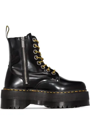 Dr. Martens Jadon ankelstøvler i læder med plateausål