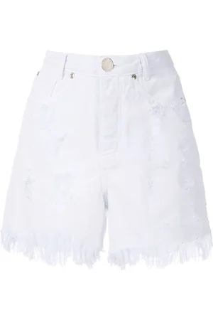 Olympiah Denimshorts med slitageeffekt
