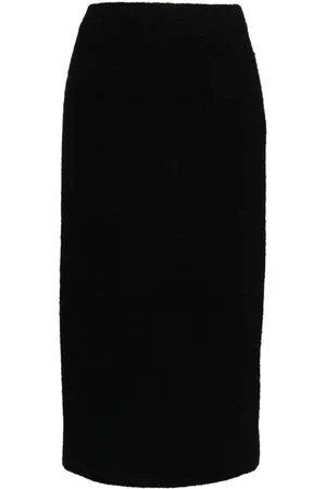 Alessandra Rich Kort bouclé-nederdel i tweed