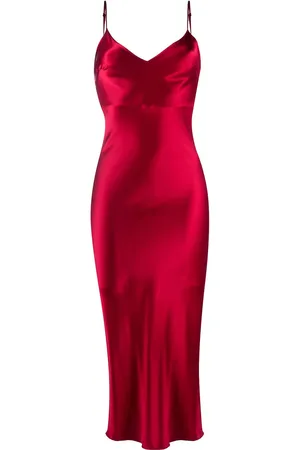 Gilda & Pearl Sophia slip-kjole i silke
