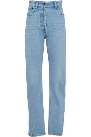 Prada Højtaljede jeans med lige ben