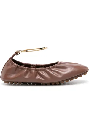 Fendi Ballerinaer i læder