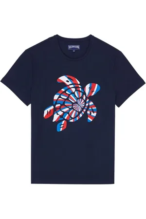 Vilebrequin T-shirt med skildpaddetryk