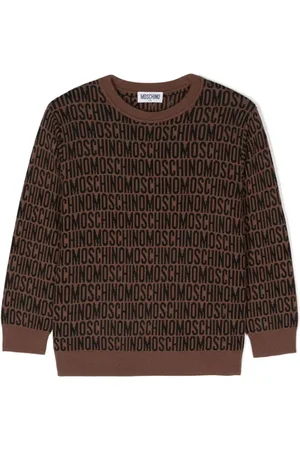 Moschino Sweater med logo i jacquard