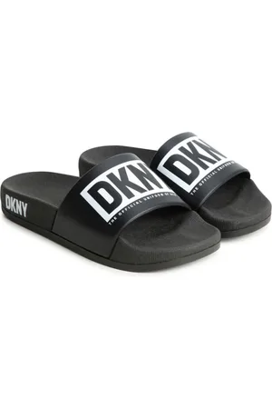DKNY Pool-sandaler med logotryk