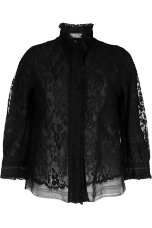SHIATZY CHEN Organza jakke med blondelag