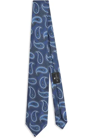 Etro Silkeslips i paisley-jacquard