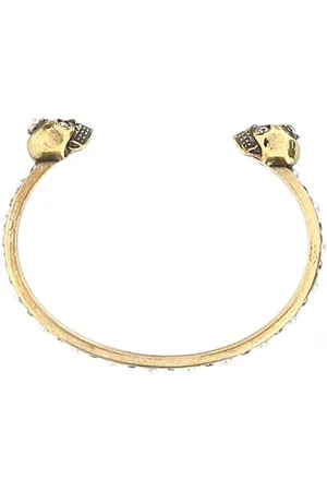 Alexander McQueen Cuff-armbånd med dødningehoved