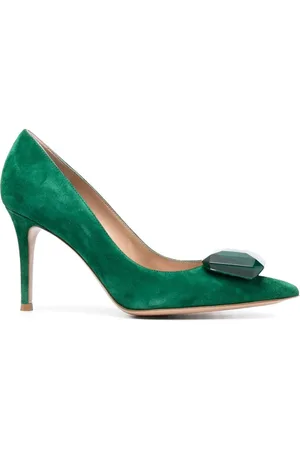 Gianvito Rossi Jaipur 85mm pumps med store ædelsten