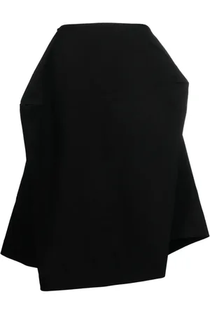 Comme des Garçons Asymmetrisk uldnederdel