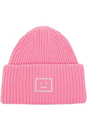 Acne Studios Hue med ansigtsapplikation