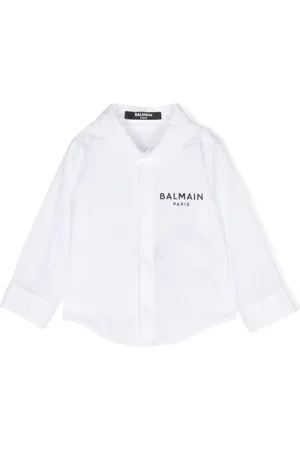 Balmain Skjorte med monogram-jacquard