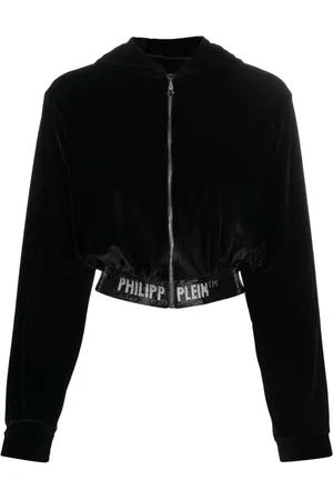 Philipp Plein Logo-udsmykket hættetrøje