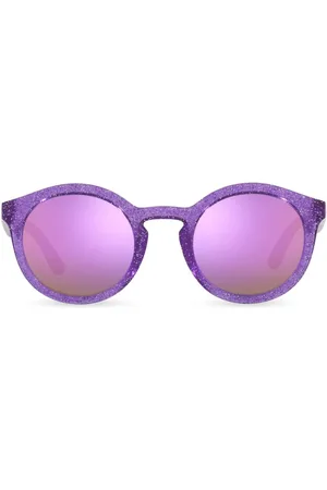 Dolce & Gabbana New Pattern solbriller med rundt stel