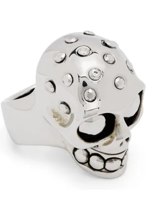 Alexander McQueen Ring med dødningehoved-udsmykning