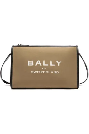 Bally Messenger-taske kanvas med logomærke