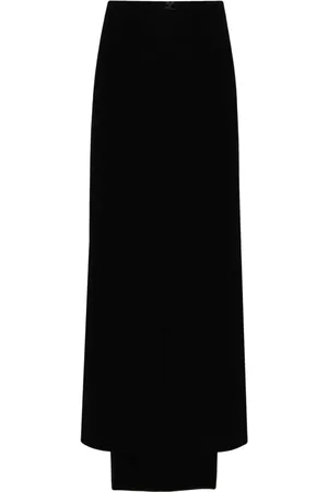 Courrèges Mellemlang Heritage nederdel i crepe
