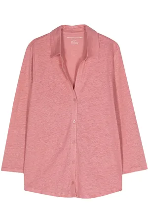 Majestic Jersey-cardigan i hørblanding