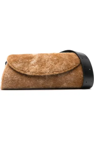 Jil Sander Lille Cannolo skuldertaske i rulam