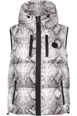 Philipp Plein Vest med logotryk og hætte