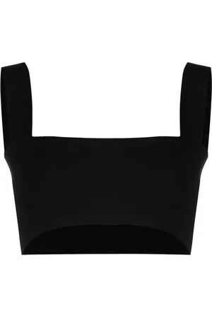 Victoria Beckham Cropped top med firkantet halsudskæring