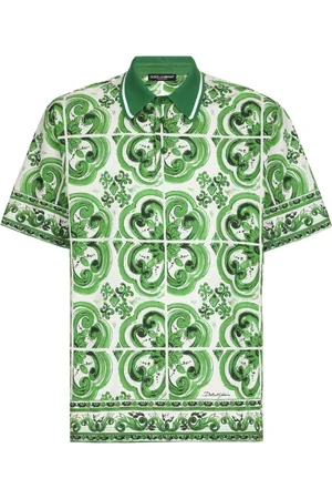 Dolce & Gabbana Polo med Majolica-print
