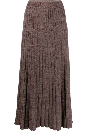 Tory Burch Ribstrikket midi-nederdel