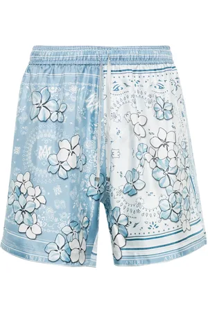 AMIRI Blomstrede bandana-shorts