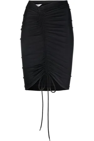 Balenciaga Kort strækbar nederdel med samledetalje