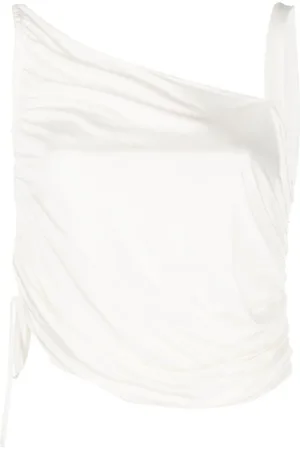 ANDREADAMO Tanktop med samledetalje og enkelt rem