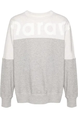 Isabel Marant Howley sweatshirt med flock-logo